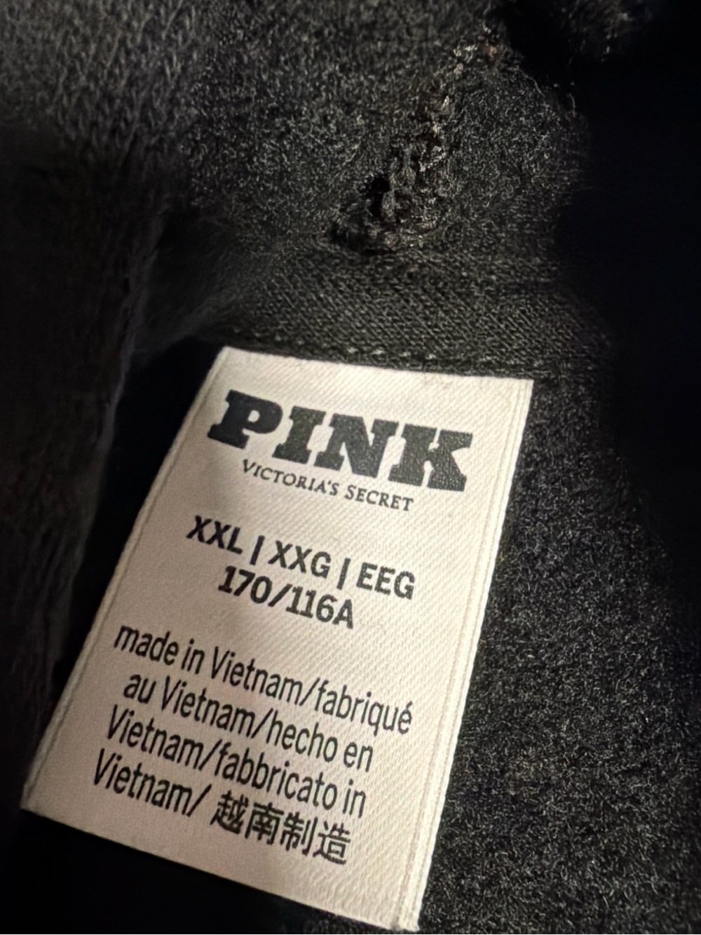 Black PINK Victoria Secret hoodie - Picture 2 of 2